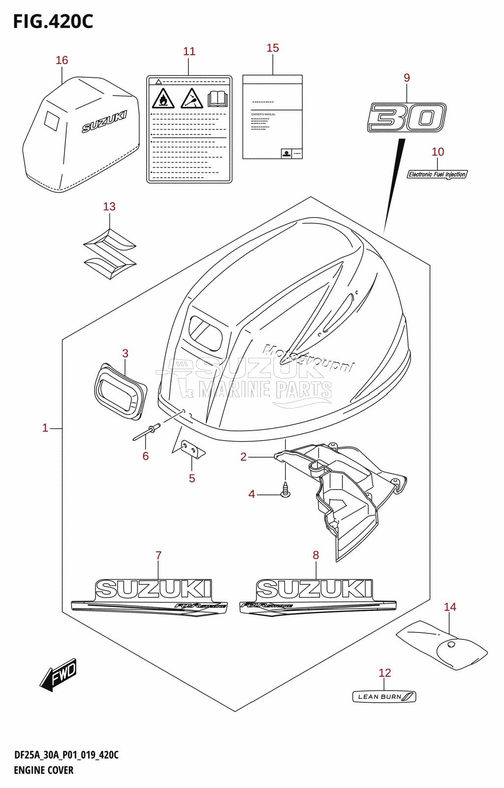 ENGINE COVER (DF30A)