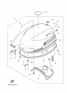 FT25FETL drawing TOP-COWLING