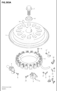 10005F-340001 (2023) 100hp E01-Gen. Export 1 (DF100C) DF100C drawing MAGNETO