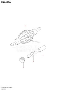 DF70A From 07003F-010001 (E03)  2010 drawing FUEL HOSE