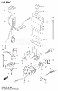 DF250ASS From 25001N-340001 (E03)  2023 drawing PTT SWITCH /​ ENGINE CONTROL UNIT (DF250ATSS)