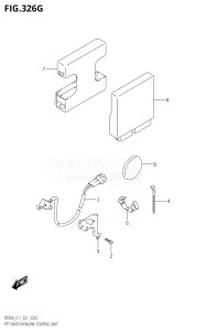 06002F-240001 (2022) 60hp E01 E40 E11-Gen. Export - Costa Rica (DF60AQH  DF60AQH  DF60AT  DF60AT  DF60ATH  DF60ATH) DF60A drawing PTT SWITCH / ENGINE CONTROL UNIT (DF60AQH:E40)