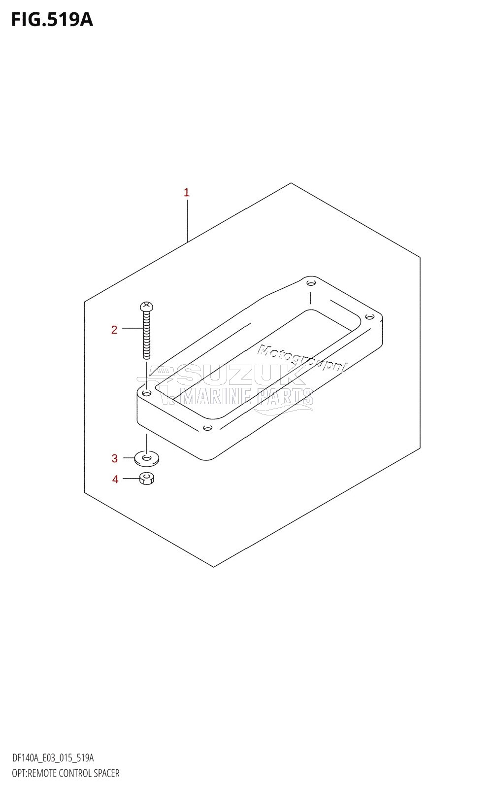 OPT:REMOTE CONTROL SPACER