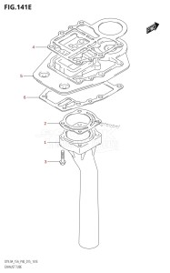 DT15A From 01504-510001 (P36-P40)  2015 drawing EXHAUST TUBE (DT15A:P40)