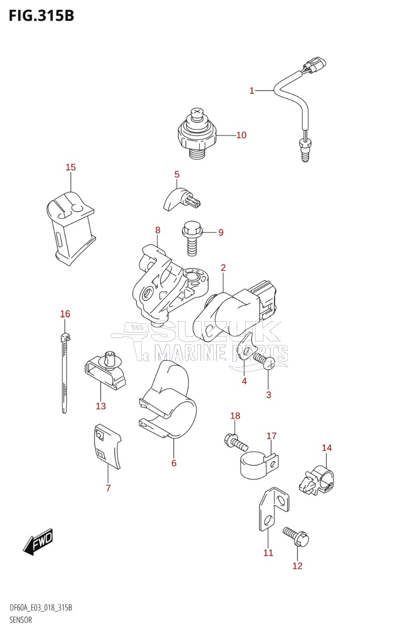 SENSOR (DF60A,DF50AVT,DF60AVT)