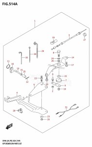 DF4A From 00403F-440001 (P03)  2024 drawing OPT:REMOCON PARTS SET