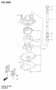 DF90A From 09003F-810001 (E01 E40)  2018 drawing WATER PUMP (DF70A:E40,DF70ATH:E40)