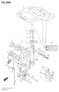 DT9.9A From 00996 -710001 (P36-)  2017 drawing SWIVEL BRACKET (DT9.9AK:P36)