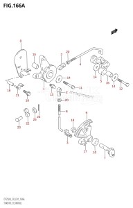 DT30 From 03001-510001 ()  2005 drawing THROTTLE CONTROL ((DT25,DT30):(E01,E13),DT30R:E01)