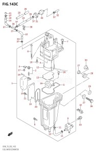 DF70 From 07001F-861001 (E03)  1998 drawing FUEL VAPOR SEPARATOR (K1,K2,K3,K4,K5,K6,K7,K8,K9)