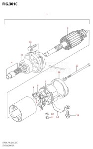 DT40 From 04005K-210001 ()  2012 drawing STARTING MOTOR (DT40WR:P90)