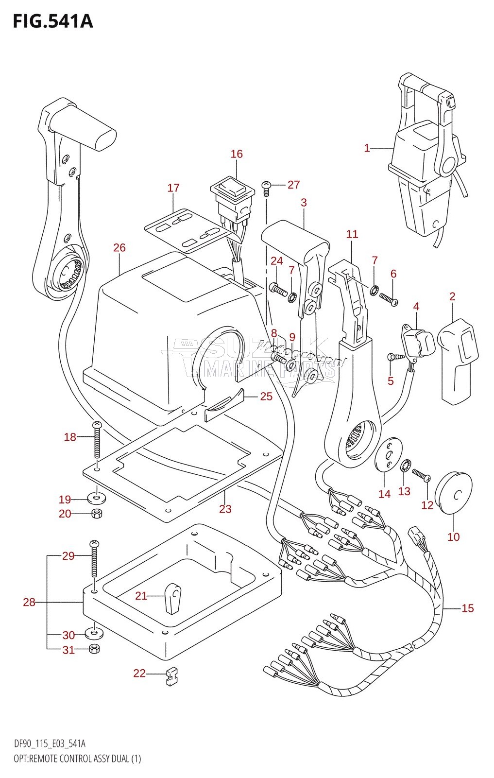 OPT:REMOTE CONTROL ASSY DUAL (1)