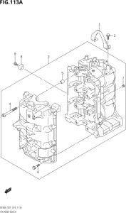 05004F-410001 (2014) 50hp E01-Gen. Export 1 (DF50AVT  DF50AVTH) DF50A drawing CYLINDER BLOCK