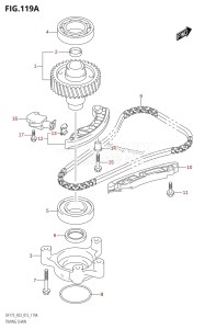 DF150 From 15002F-510001 (E03)  2015 drawing TIMING CHAIN