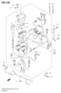 DF40A From 04004F-210001 (E34-Italy)  2012 drawing HARNESS (DF40AST E34)