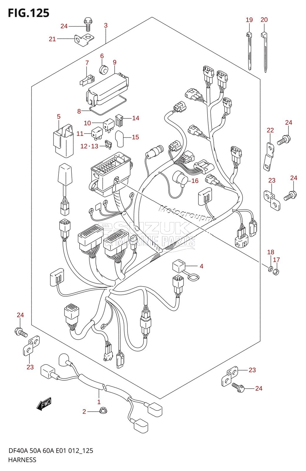 HARNESS (DF40AST E34)