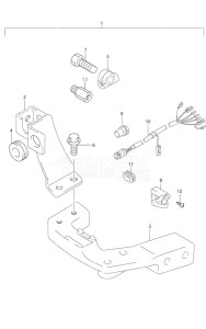 DF 9.9 drawing Remote Control Parts