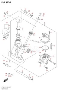 DF115AZ From 11503Z-610001 (E01 E3 E11 E40)  2016 drawing TRIM CYLINDER (DF140AT:E40)