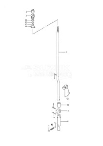 Outboard DF 40 drawing Shift Rod