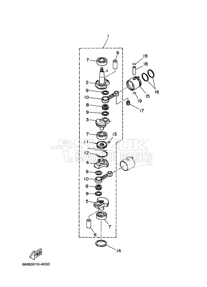 CRANKSHAFT--PISTON