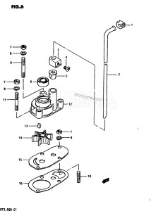 DT3.5 From 0351-300001 ()  1983 drawing WATER PUMP