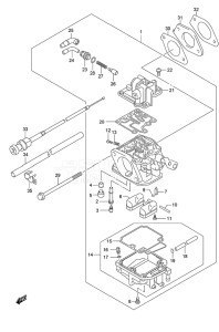 Outboard DF 9.9 drawing Carburetor