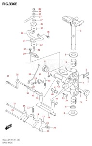 02504F-710001 (2017) 25hp P01-Gen. Export 1 (DF25A  DF25AR  DF25AT  DF25ATH) DF25A drawing SWIVEL BRACKET (DF30A:P40)