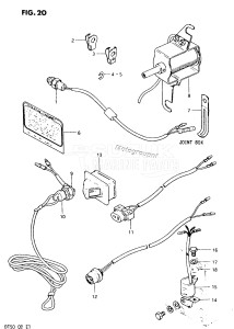 DT50 From 5002-300001 ()  1978 drawing ELECTRICAL (2)