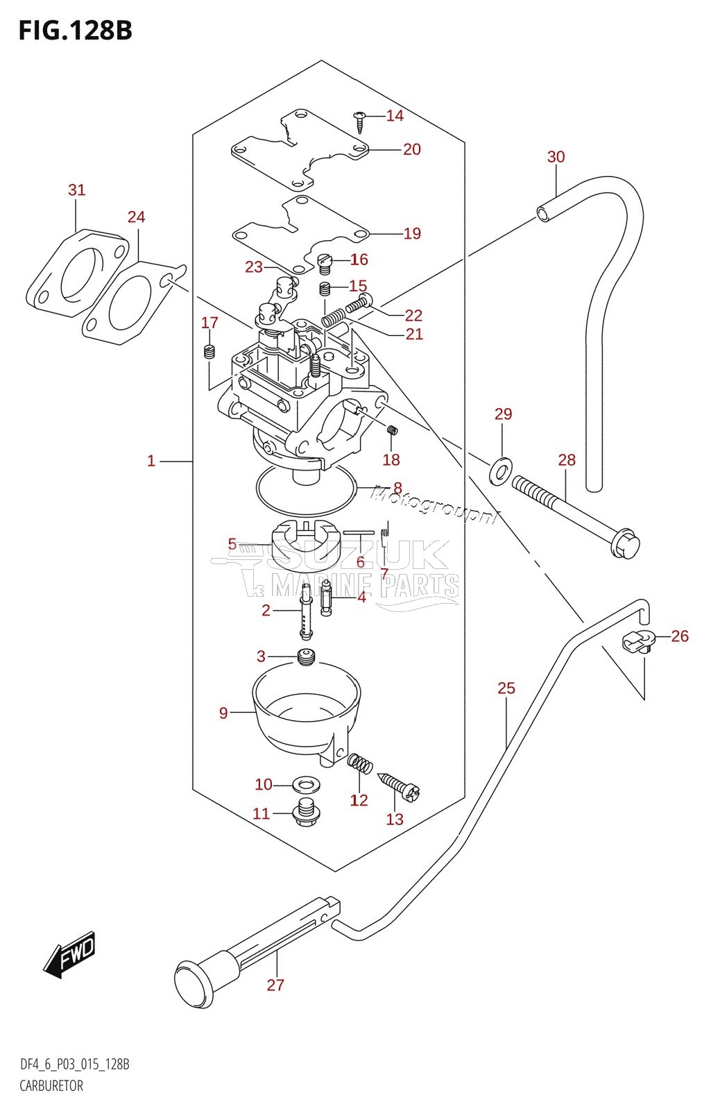 CARBURETOR (DF6:P03)