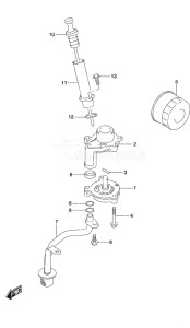 Outboard DF 30A drawing Oil Pump