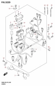 DF60A From 06003F-510001 (E03)  2015 drawing HARNESS (DF50AVT:E03)