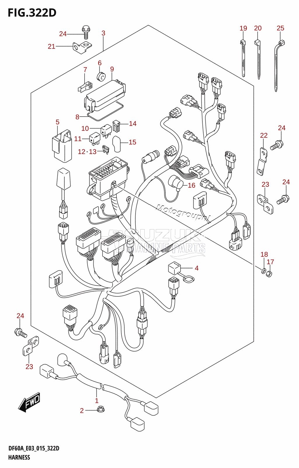 HARNESS (DF50AVT:E03)