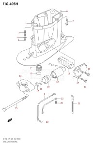 DF175T From 17502F-210001 (E01 E40)  2012 drawing DRIVE SHAFT HOUSING (DF175Z:E40)