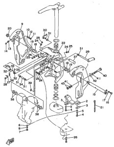 150A drawing FRONT-FAIRING-BRACKET