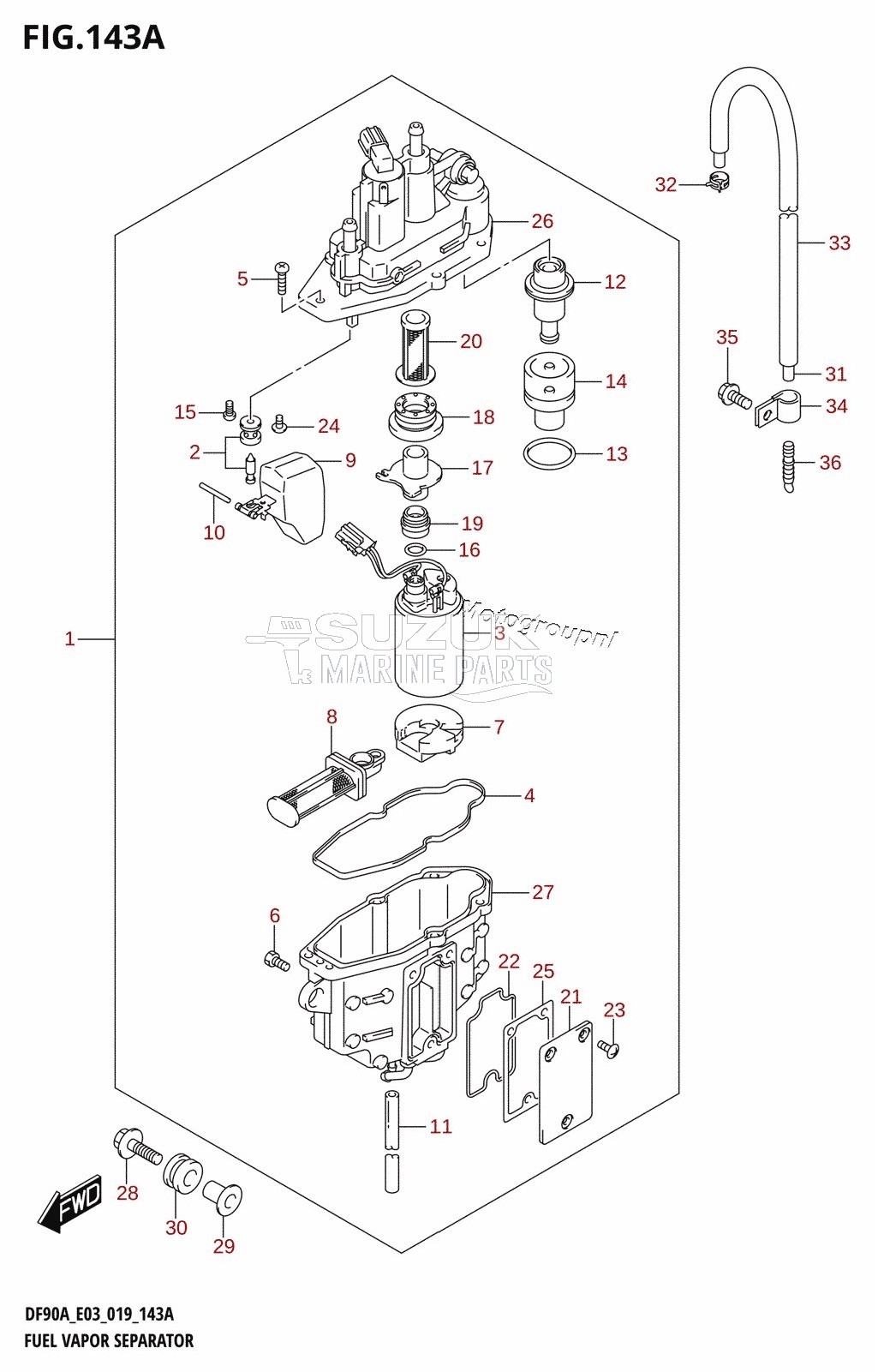 FUEL VAPOR SEPARATOR