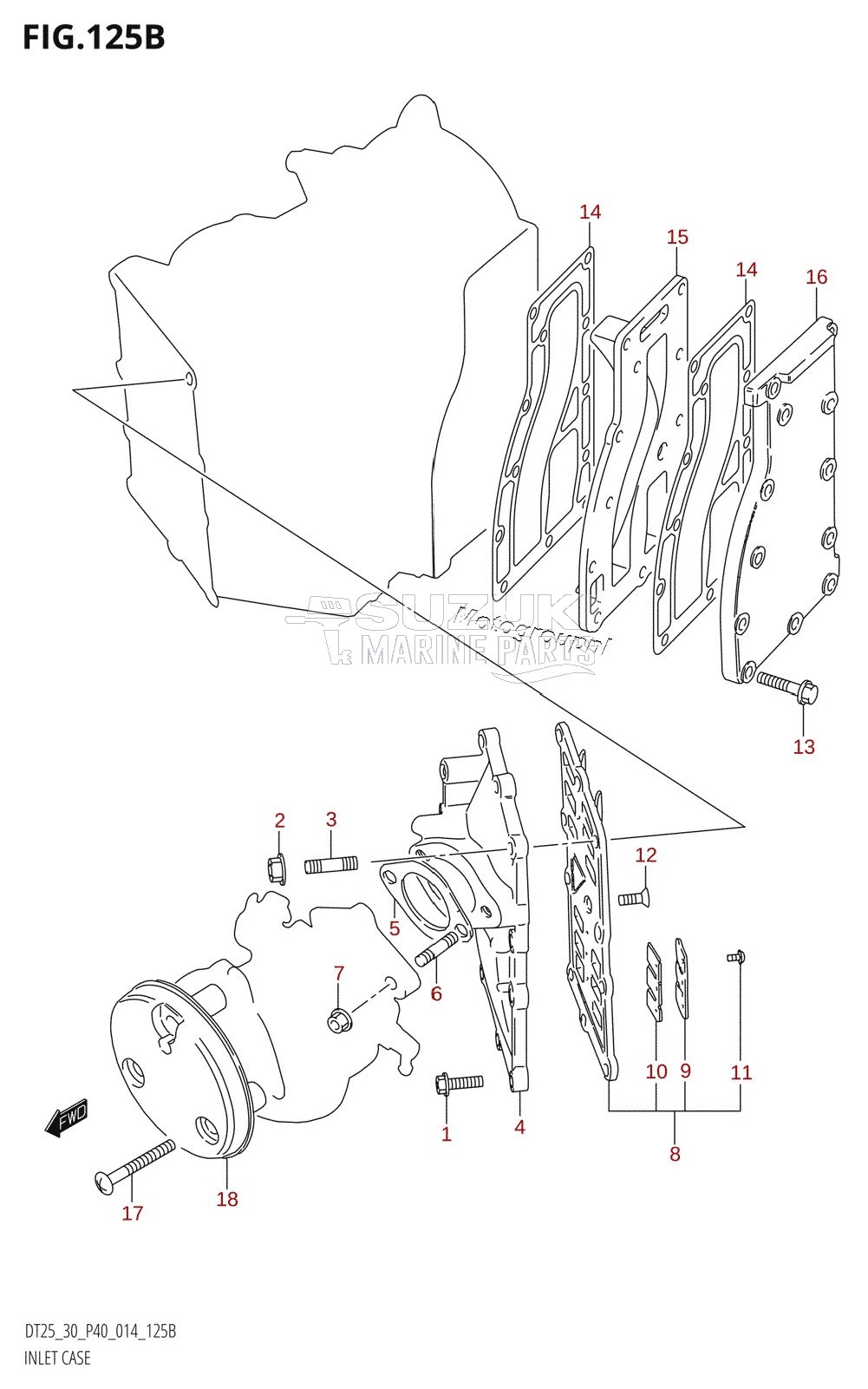 INLET CASE (DT30:P40)