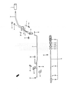 Outboard DT 5 drawing Clutch