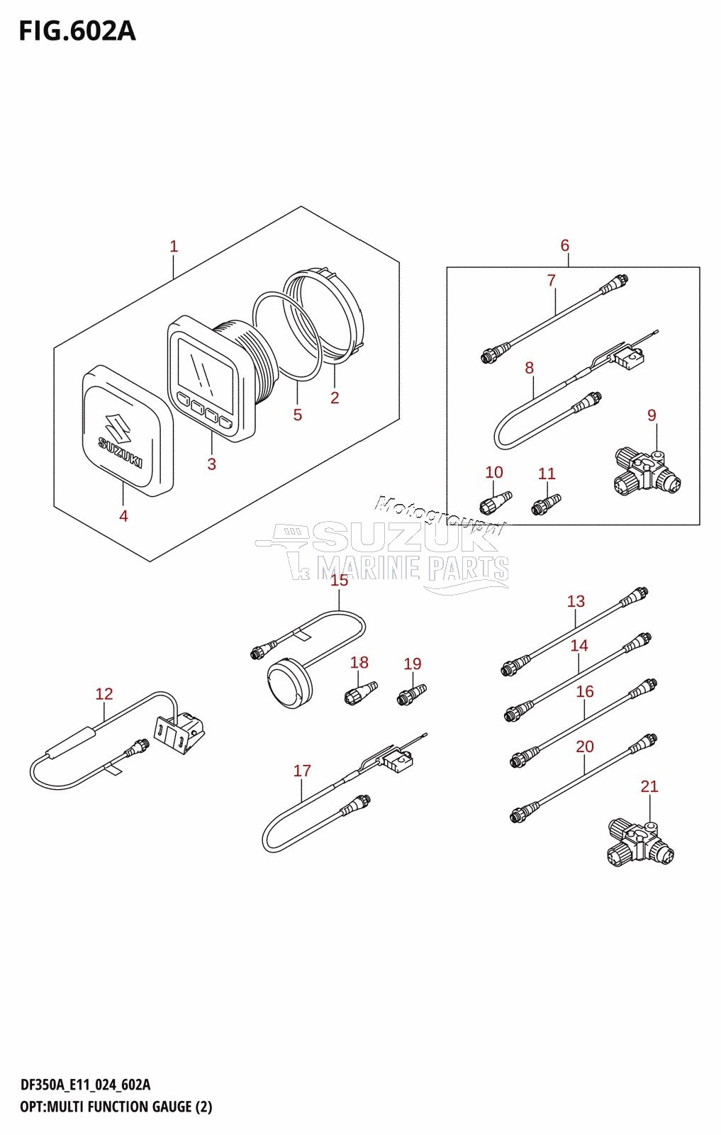 OPT:MULTI FUNCTION GAUGE (2) (E11,E01)