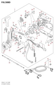 04004F-340001 (2023) 40hp E34-Italy (DF40AST) DF40A drawing OPT:REMOTE CONTROL ((DF40A:E11,DF40AST:E34,DF50A:E11,DF60A:(E11,E40),DF60AVT:E11,DF40ASVT:E34):023)