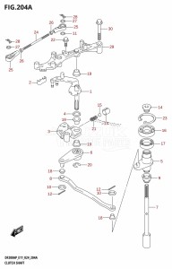 DF200AP From 20003P-440001 (E11 - E40)  2024 drawing CLUTCH SHAFT