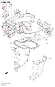 DF225Z From 22503Z-310001 (E01 E40)  2013 drawing SIDE COVER (DF200T:E01:(X-TRANSOM,XX-TRANSOM))