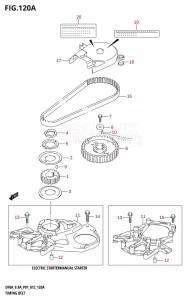 DF9.9A From 00994F-210001 (P03)  2012 drawing TIMING BELT (DF8A:P01)