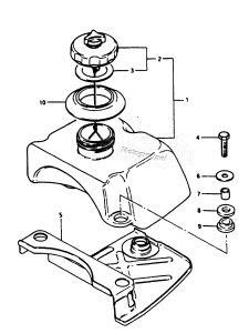 DT9 From c-10001 ()  1982 drawing FUEL TANK