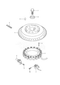 Outboard DF 115A drawing Magneto