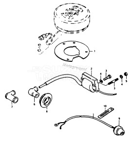 DT9 From d-10001 ()  1983 drawing ELECTRICAL