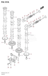 DF350A From 35001F-710001 (E03)  2017 drawing CAMSHAFT