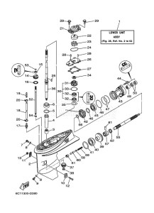 F50TLR drawing LOWER-CASING-x-DRIVE-1