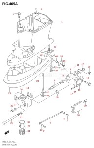 DF60 From 06001F-780001 (E03)  2007 drawing DRIVE SHAFT HOUSING