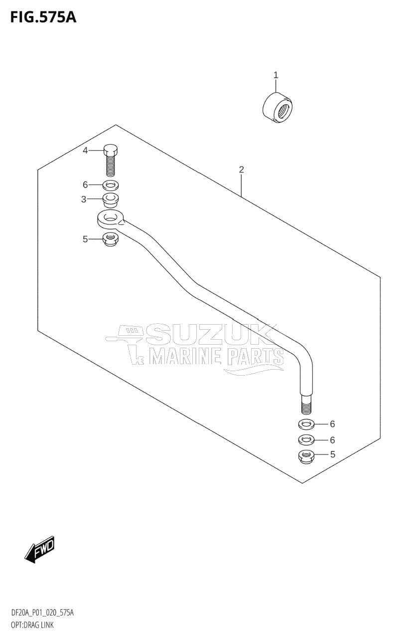 OPT:DRAG LINK (DF9.9B,DF15A,DF20A)