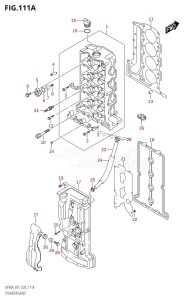 DF100B From 10004F-340001 (E01 E40)  2023 drawing CYLINDER HEAD (DF70A,DF70ATH,DF80A,DF90A,DF90ATH)